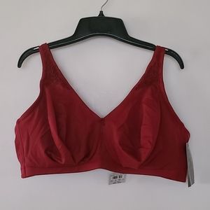 Maroon Wireless Bra